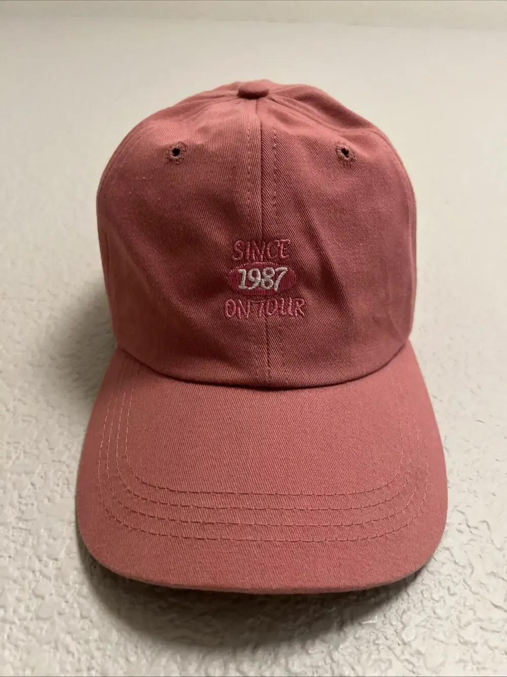 NEW On Tour Since 1987 Baseball Hat Cap Embroidered Adjustable Concert Beach